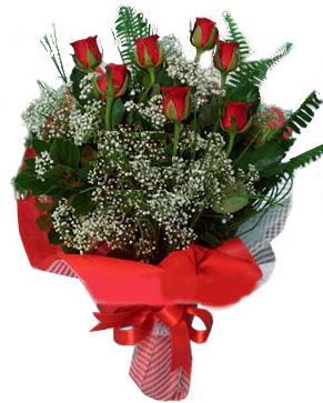 7 kırmızı gül buketi  Ağrı çiçek servisi , çiçekçi adresleri 
