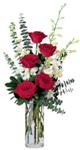  Ağrı online çiçek gönderme sipariş  cam yada mika vazoda 5 adet kirmizi gül